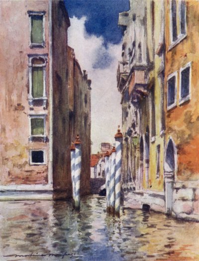 Smal Kanal af Mortimer Ludington Menpes